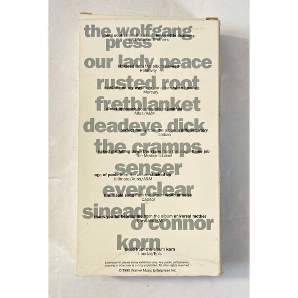 Rock Video Monthly Alternative Releases April 1995 VHS Pre-owned 0495A - Picture 2 of 13